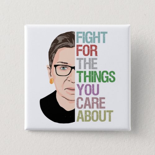 Notorious RBG Ruth Bader Ginsburg Button