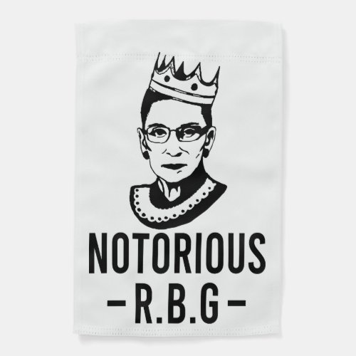 Notorious RBG Ruth Bader Ginsburg Garden Flag
