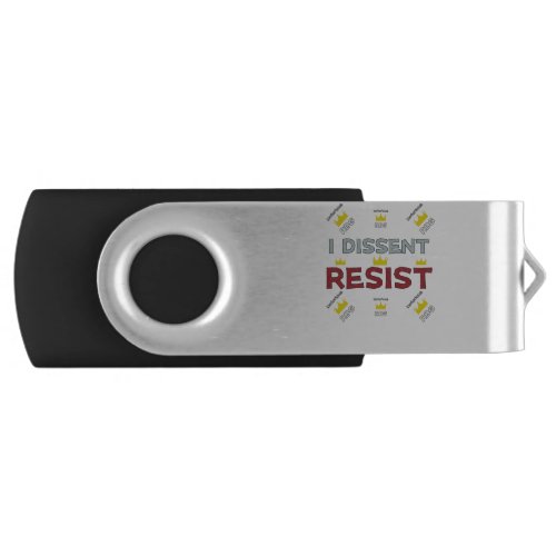 Notorious RBG Supreme Support I Dissent Resist Flash Drive