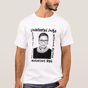 Notorious RBG Undefeated Judge T-Shirt