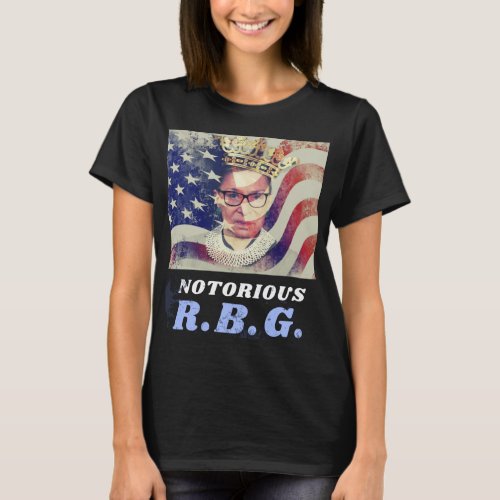 Notorious RGB Ruth Bader Ginsburg Feminist Liberal T_Shirt