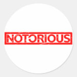 Notorious Stamp Classic Round Sticker