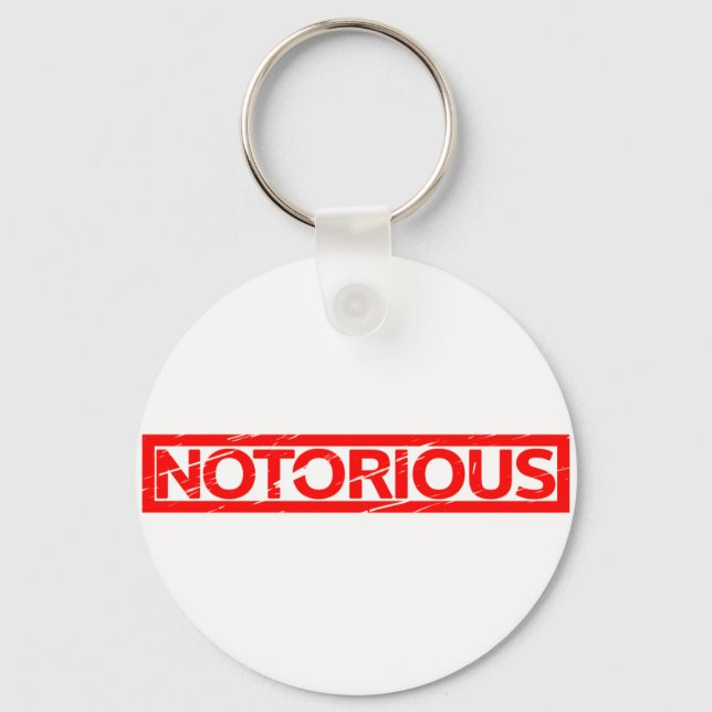 Notorious Stamp Keychain (Front)