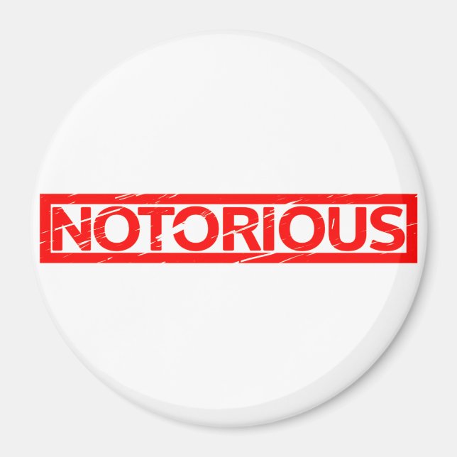 Notorious Stamp Magnet (Front)