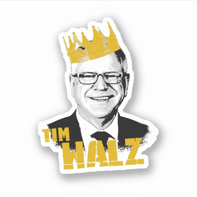 Notorious Tim Walz  Sticker (Front)