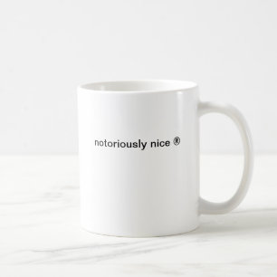 notoriously nice coffee mug