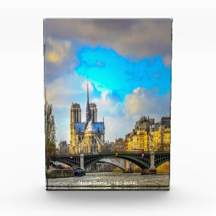 Notre Dame (1163-2019) Acrylic Award
