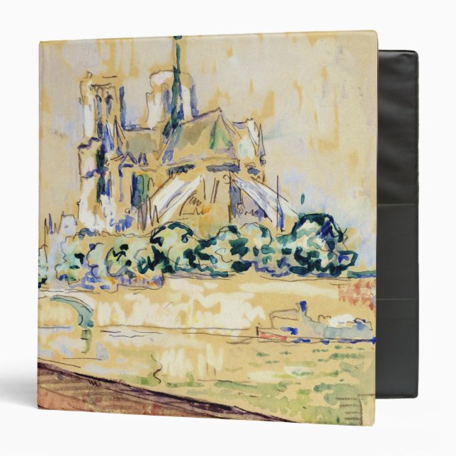 Notre Dame, 1885 3 Ring Binder (Front/Inside)