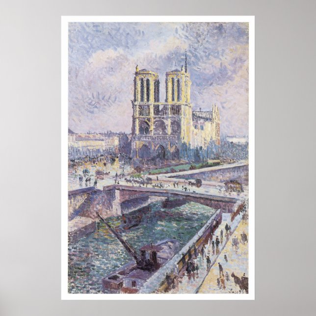 Notre Dame, 1899 Maximilien Luce Poster (Front)