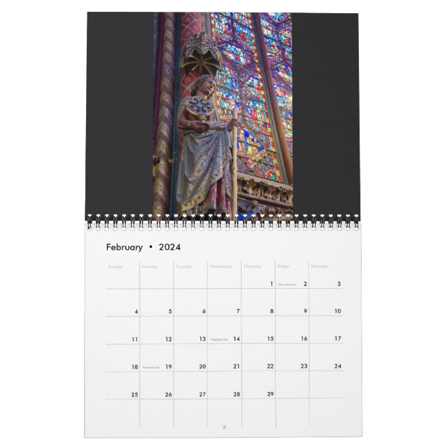 Notre Dame and Sainte-Chapelle Calendar 2014 | Zazzle