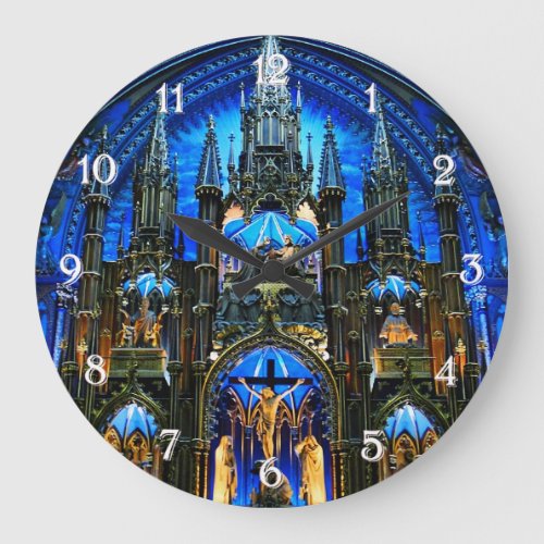 Notre Dame Basilica Altar Large Clock