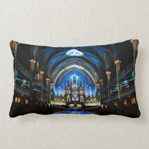Notre Dame Basilica Lumbar Pillow