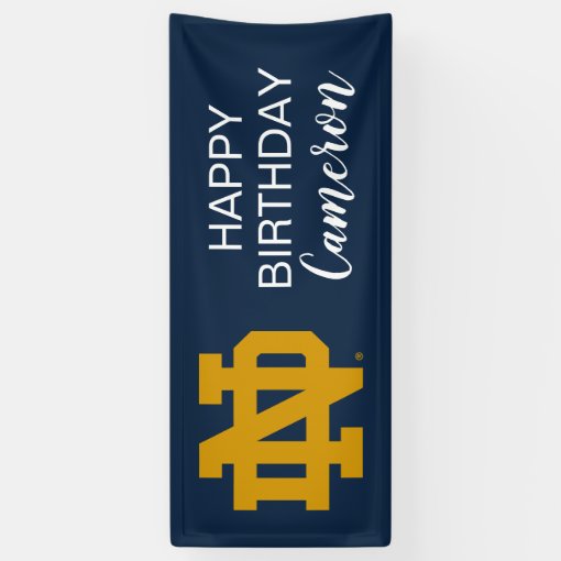 Notre Dame | Birthday Banner | Zazzle