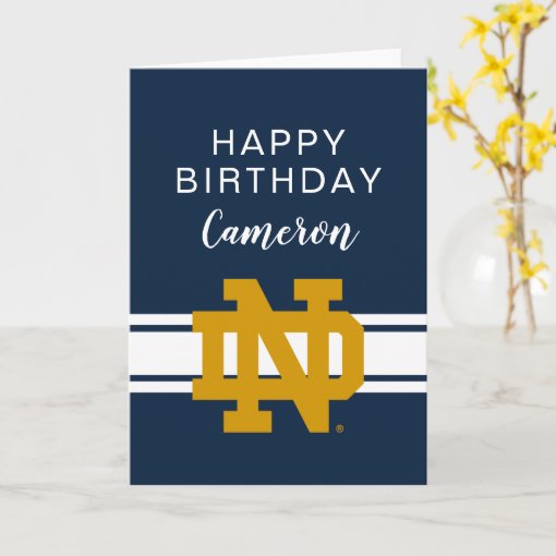 Notre Dame | Birthday Card | Zazzle