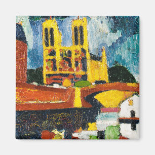 Notre Dame by Henry Lyman Sayen Magnet
