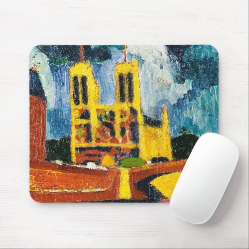 Notre Dame by Henry Lyman Sayen Mouse Pad