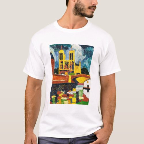 Notre Dame by Henry Lyman Sayen T_Shirt