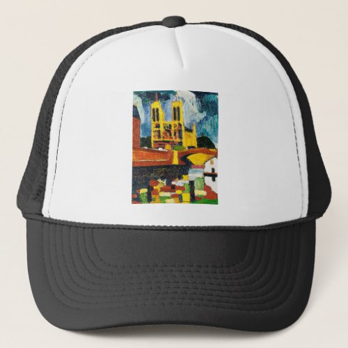 Notre Dame by Henry Lyman Sayen Trucker Hat