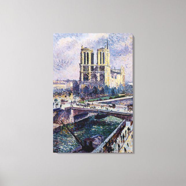 Notre Dame Canvas Print (Front)