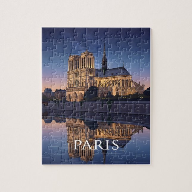 Notre Dame Cathedra Paris France Jigsaw Puzzle (Vertical)