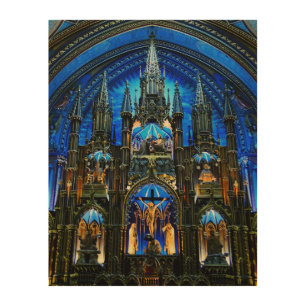 Notre Dame Cathedral Altar Wood Wall Art