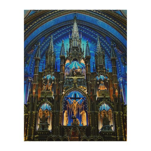 Notre Dame Cathedral Altar Wood Wall Art