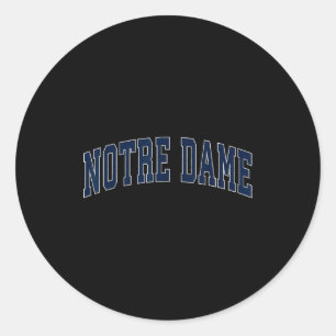 Notre. Dame. Cathedral. Apparel Classic Round Sticker
