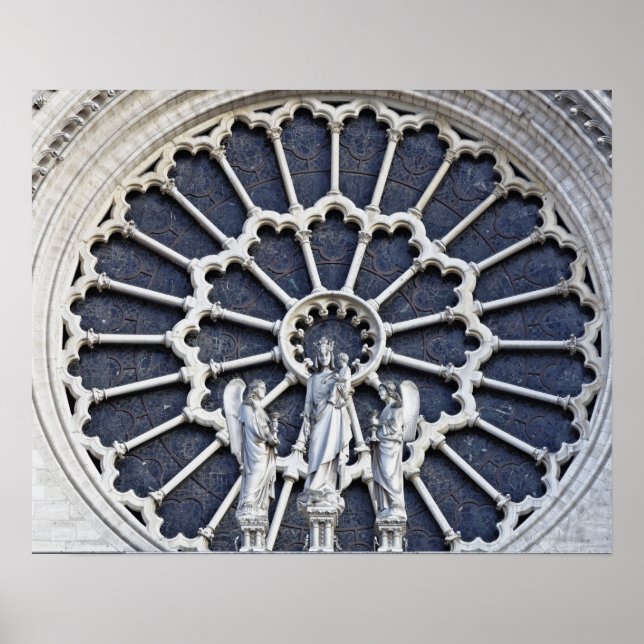 Notre Dame Cathedral, detail Poster (Front)