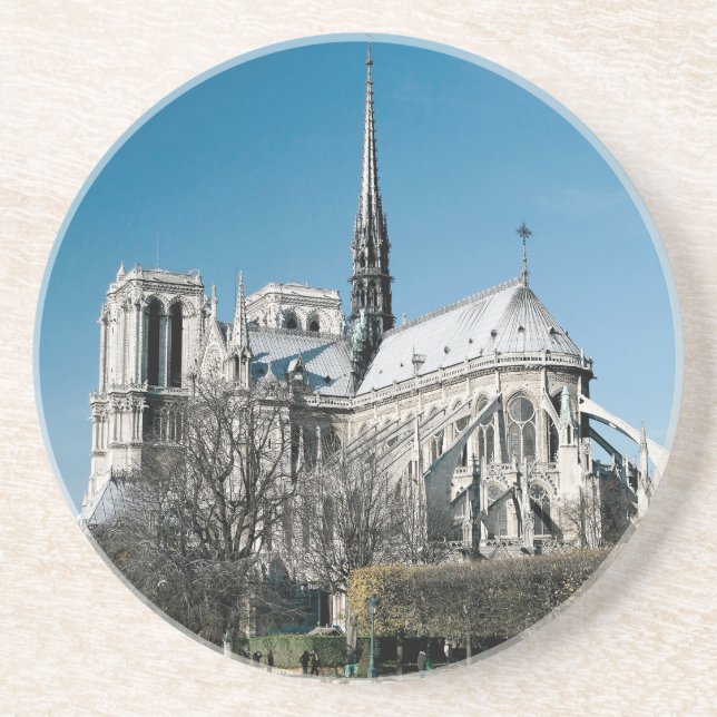 Notre Dame Cathedral Drink Coaster (Front)