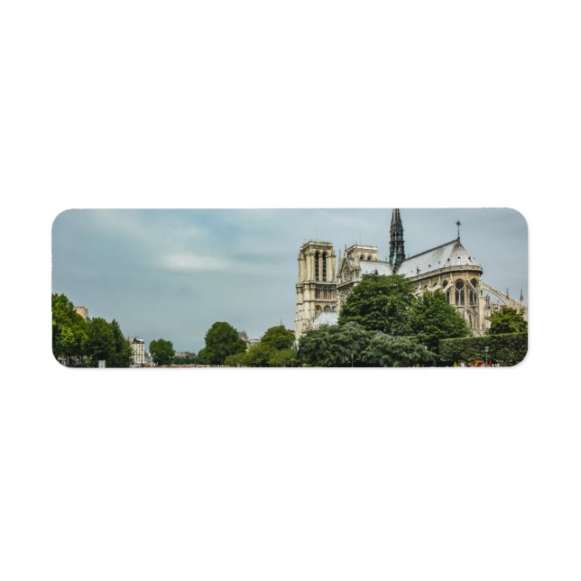 Notre Dame Cathedral in Paris Label (Front)