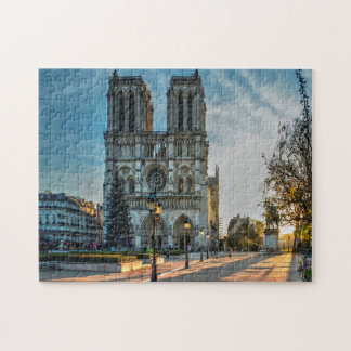 Notre Dame Cathedral Paris Christmas Jigsaw Puzzle