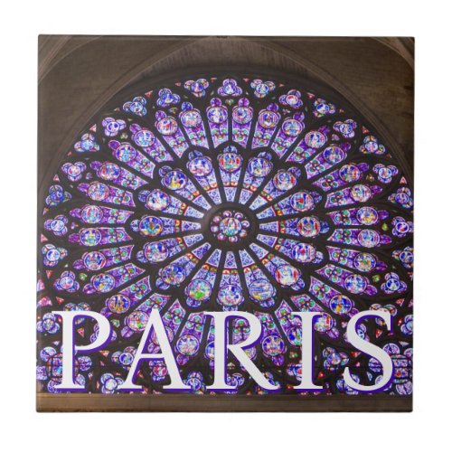 Notre Dame Cathedral  Paris France Ceramic Tile