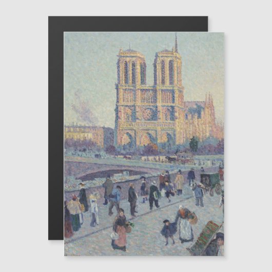 Notre Dame Cathedral Paris France Classic Painting (Front/Back)