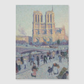 Notre Dame Cathedral Paris France Classic Painting (Front)
