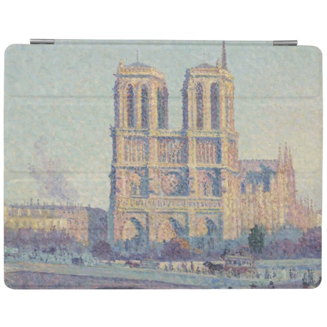 Notre Dame Cathedral Paris France Classic Painting iPad Smart Cover (Horizontal)