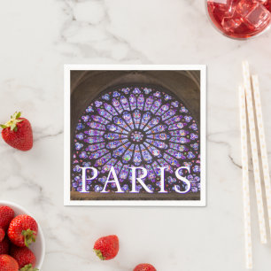 Notre Dame Cathedral Paris, France Napkins