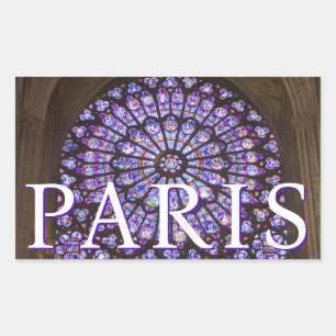 Notre Dame Cathedral Paris, France Rectangular Sticker