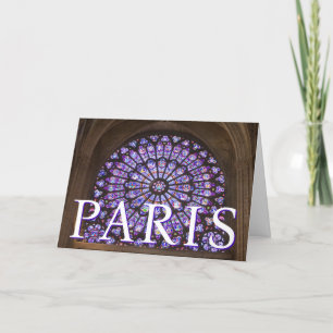 Notre Dame Cathedral   Paris, France   Thank You Card