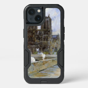 Notre Dame Cathedral (Paris, France) (Vintage Art) iPhone 13 Case