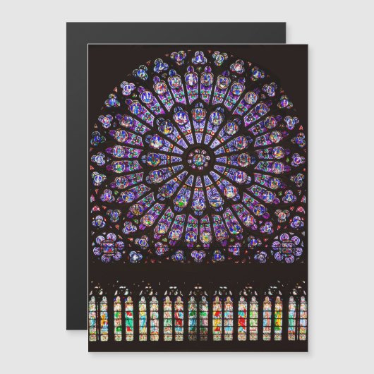 Notre Dame Cathedral Paris Rose Window (Front/Back)