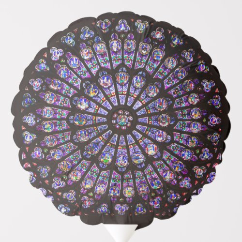 Notre Dame Cathedral Paris Rose Window Balloon