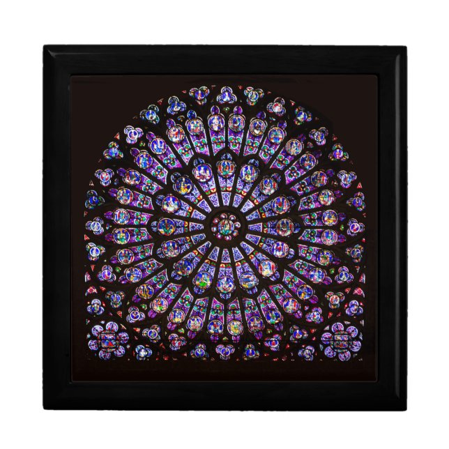 Notre Dame Cathedral Paris Rose Window Gift Box (Front)
