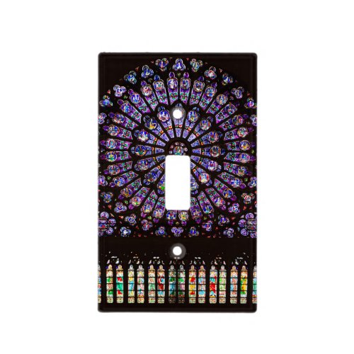 Notre Dame Cathedral Paris Rose Window Light Switch Cover