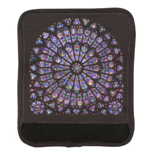 Notre Dame Cathedral Paris Rose Window Luggage Handle Wrap