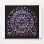 Notre Dame Cathedral Paris Rose Window Mouse Pad
