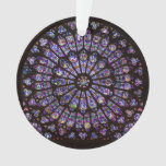 Notre Dame Cathedral Paris Rose Window Ornament
