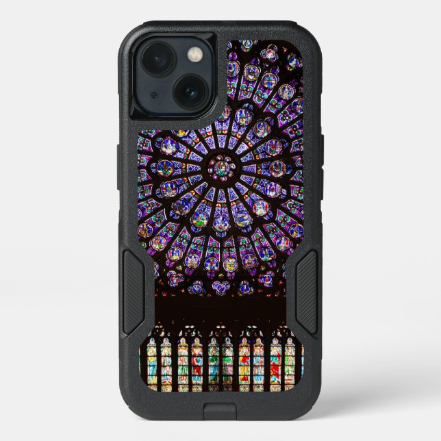 Notre Dame Cathedral Paris Rose Window Otterbox iPhone Case (Back)