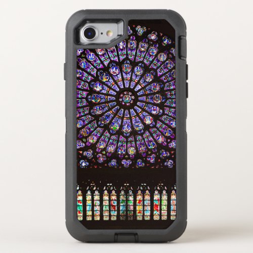 Notre Dame Cathedral Paris Rose Window OtterBox Defender iPhone SE87 Case