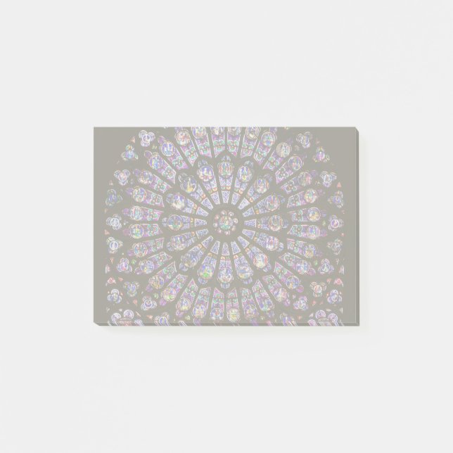 Notre Dame Cathedral Paris Rose Window Post-it Notes (Front)