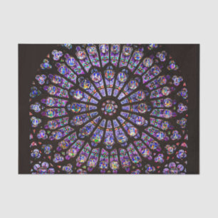 Notre Dame Cathedral Paris Rose Window Tissue Paper
